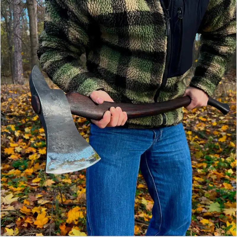 Inferno Guardian Tomahawk with Ash Wood Handle